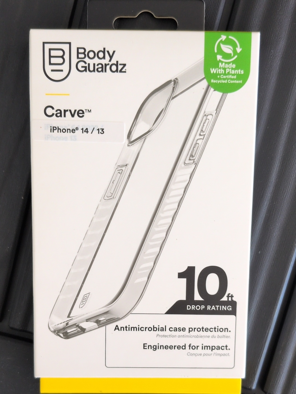 Carve Clear iPhone 14/13 Case - Clear